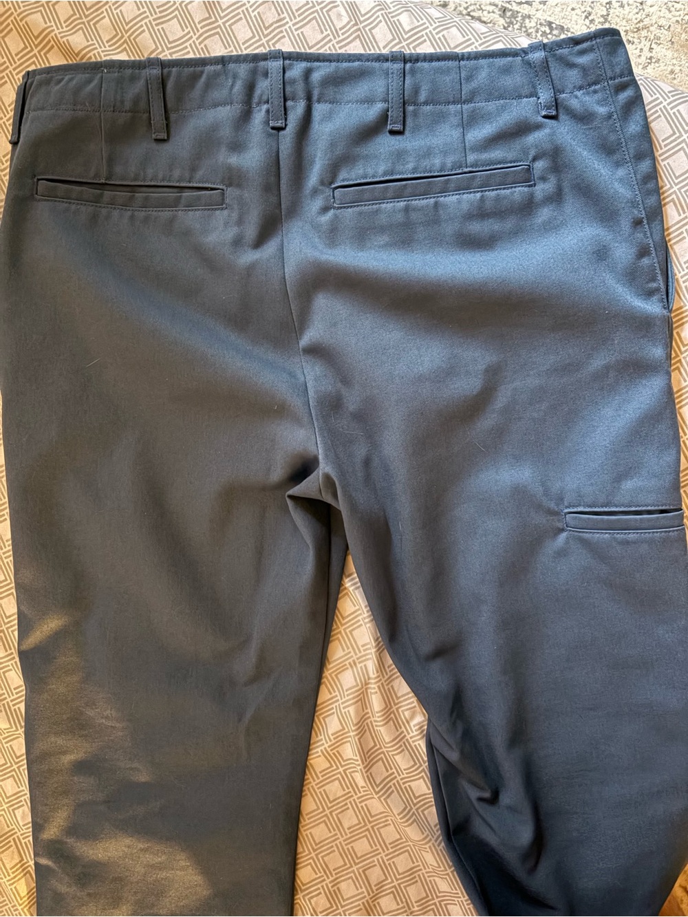 Imogine+Willie Men’s Oceanside Relaxed Fit Blue Chinos Size 34 EUC - Picture 9 of 11